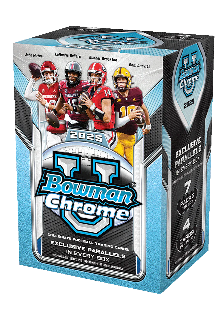 2025 Bowman Chrome University Football Blaster