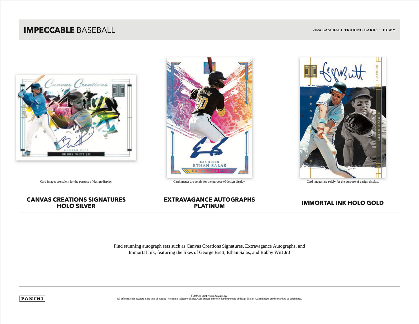 2024 Impeccable Baseball Hobby Box