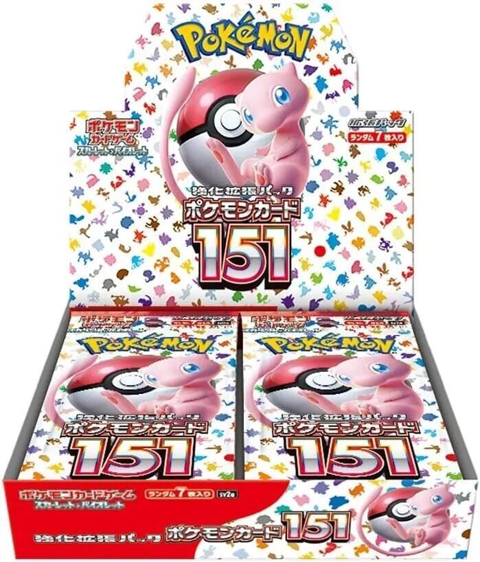 Pokémon 151 Booster Box Japanese Booster Box box image