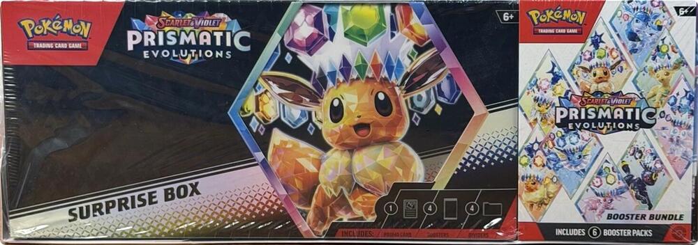 Pokémon Prismatic Evolutions Booster Bundle + Surprise Box Bundle (Sam's Club)