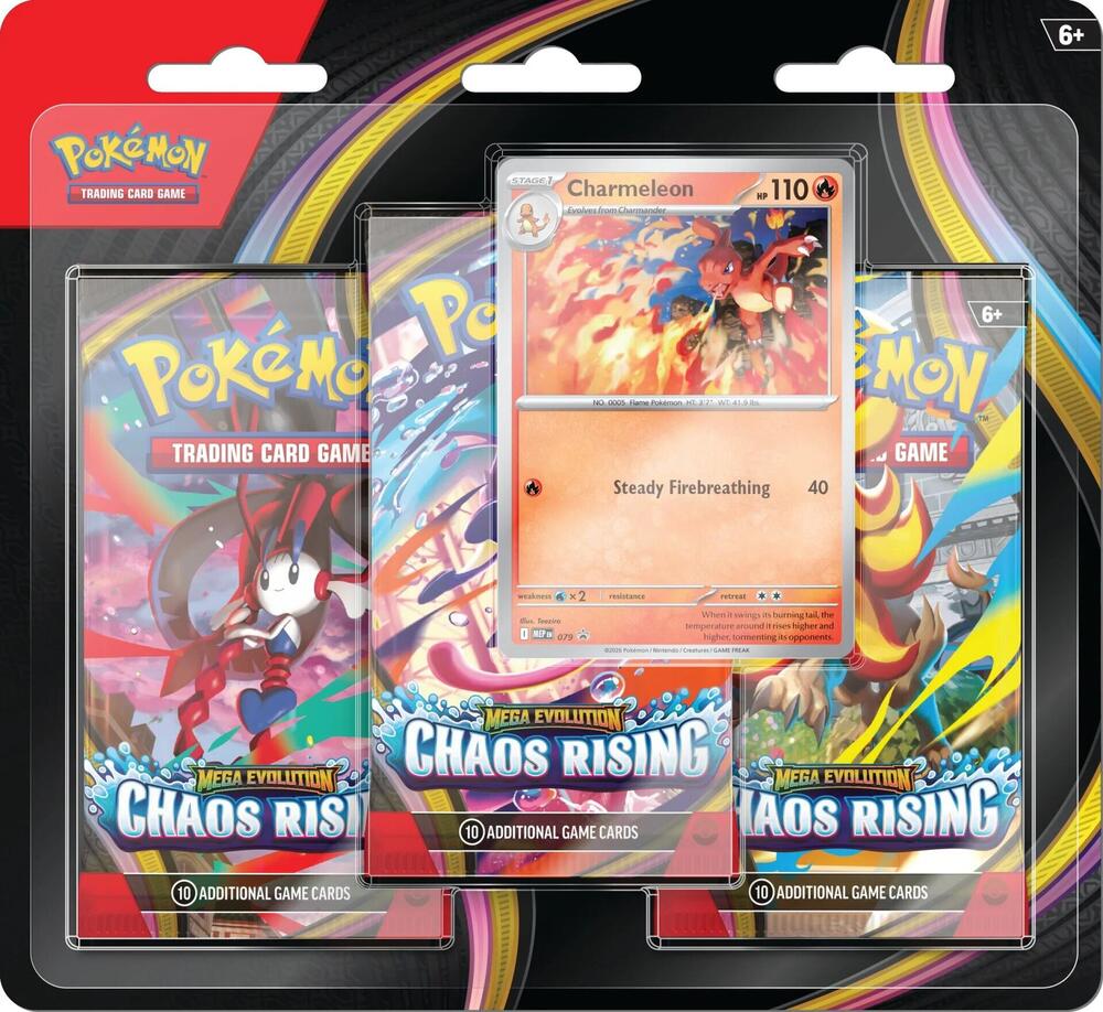 Pokémon Chaos Rising 3-Pack Blister [Charmeleon]