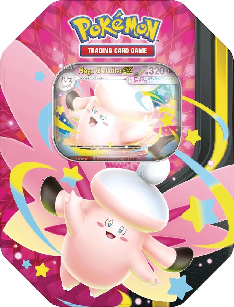 Pokémon Mega Moonlit Tin [Mega Clefable ex]