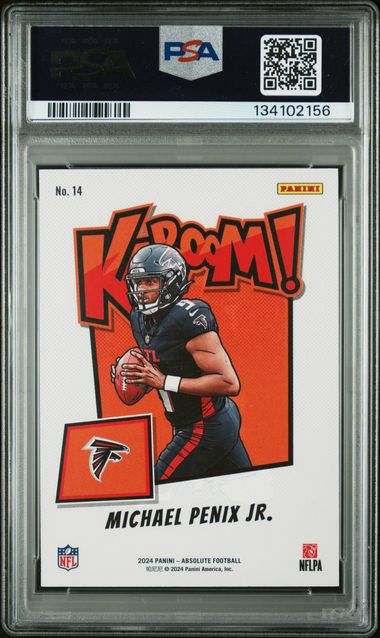 2024 PANINI ABSOLUTE KABOOM! HORIZONTAL #14 MICHAEL PENIX JR. PSA 10