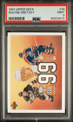 1991 UPPER DECK #38 WAYNE GRETZKYPSA 9