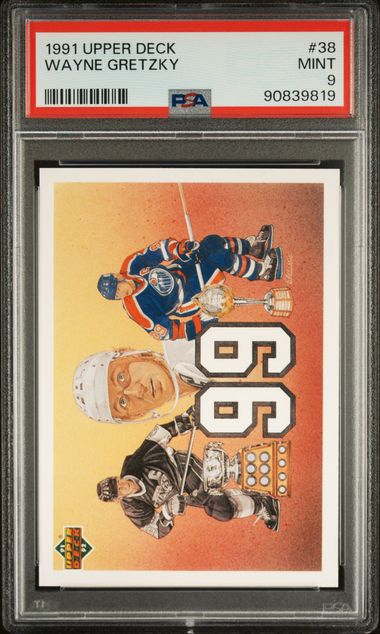 1991 UPPER DECK #38 WAYNE GRETZKYPSA 9