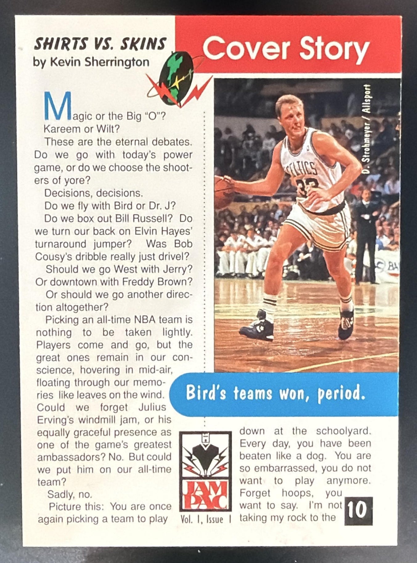 Jam Pack Cover Story Michael Jordan — back