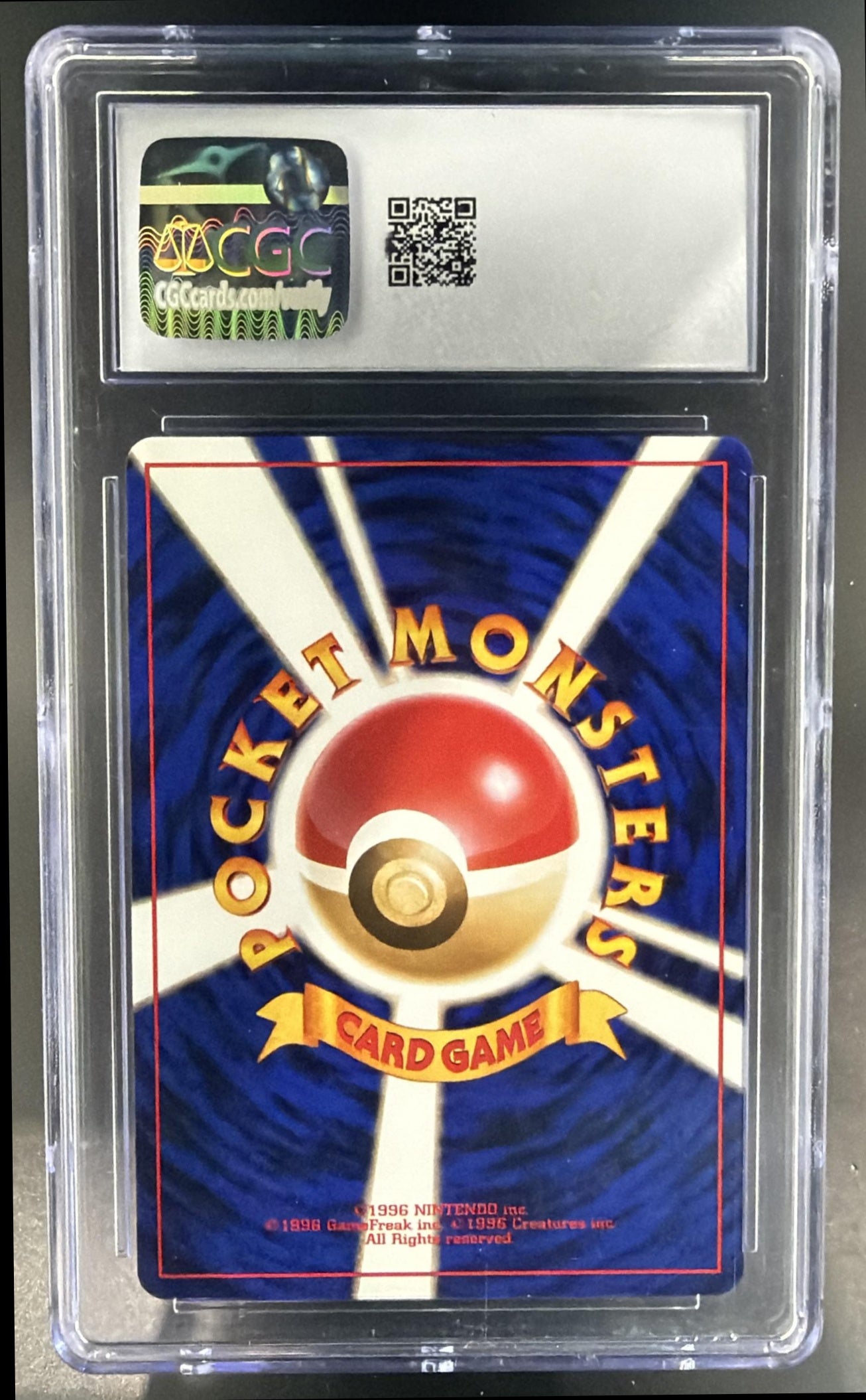 1996 Pokemon Expansion Pack JP Onix #095 Common CGC 10 — back