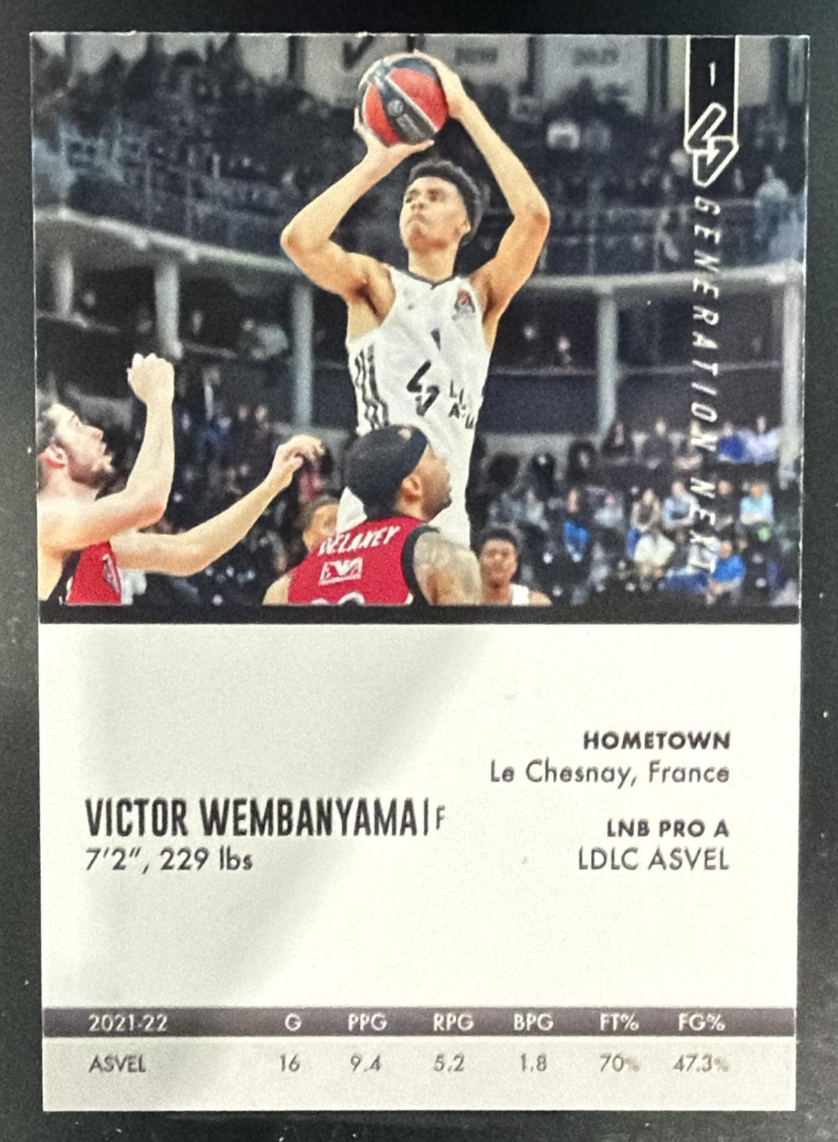 LDLC Victor Wembanyama #4 RC Spurs — back