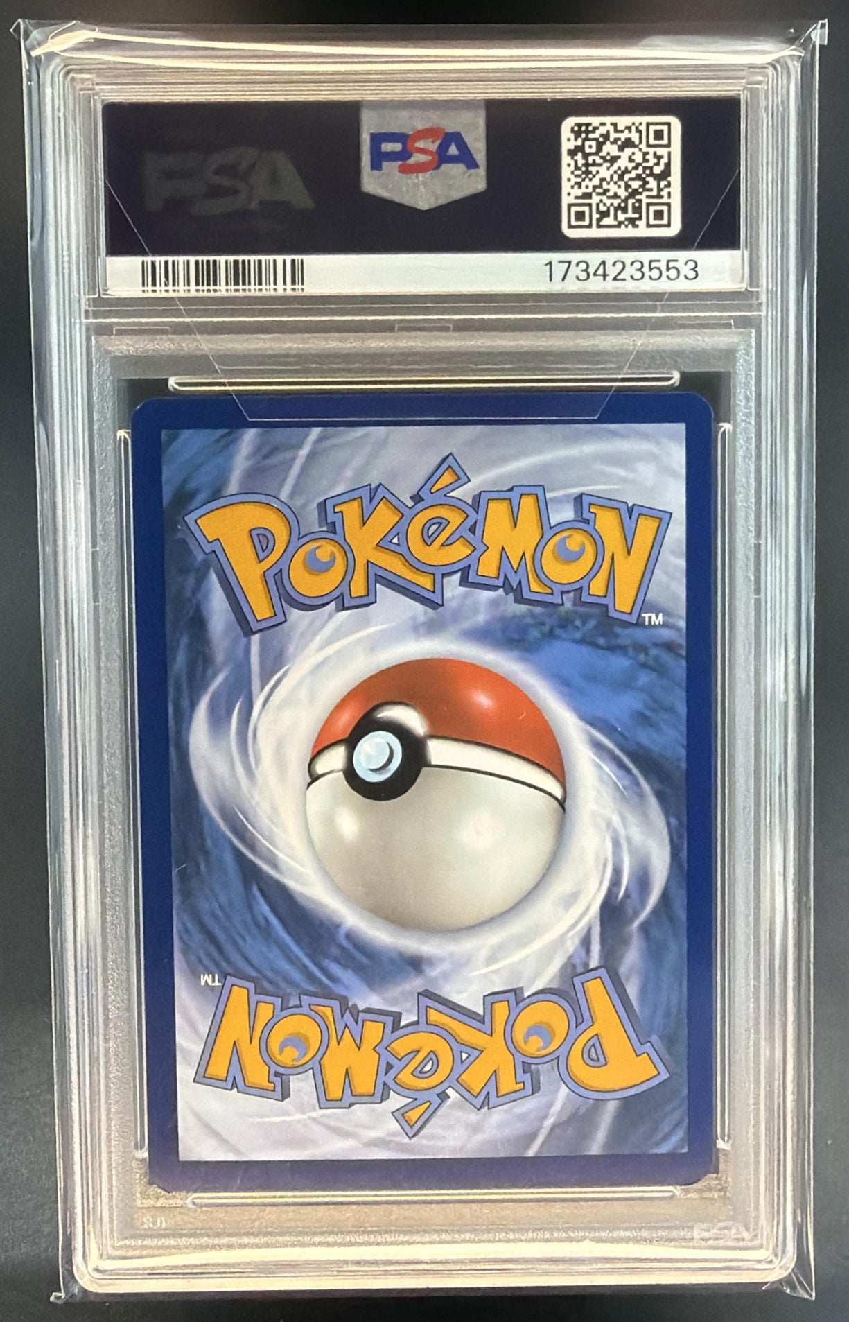2025 Pokemon Prismatic Evolutions Slowpoke #018/131 PSA 8 — back