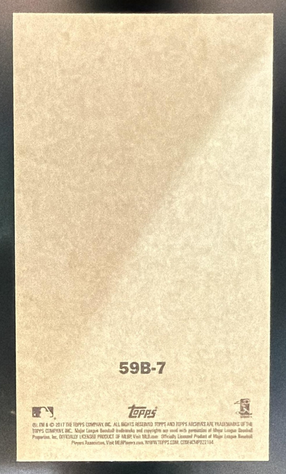 2017 Topps Archives Aaron Judge #59B-7 1959 Bazooka Baseball RC Yankees — back