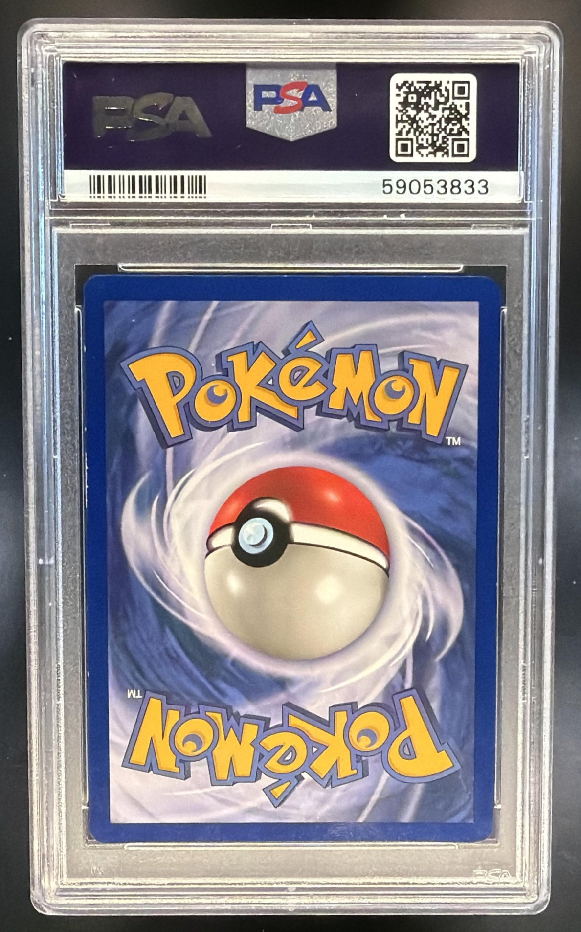 1999 Pokemon Fossil Lapras #10/62 PSA 8 — back