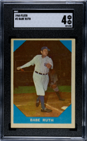 1960 Fleer #3 Babe Ruth SGC 4