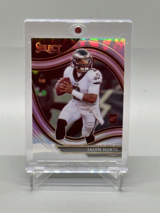 2020 Select Jalen Hurts Rookie Silver Field Level