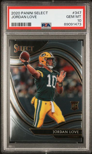 2020 PANINI SELECT #347 JORDAN LOVE PSA 10