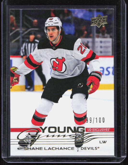 2025-26 UPPER DECK EXTENDED Shane Lachance YOUNG GUNS RC DELUXE /100