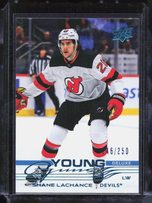 2025-26 UPPER DECK EXTENDED Shane Lachance YOUNG GUNS RC DELUXE /250