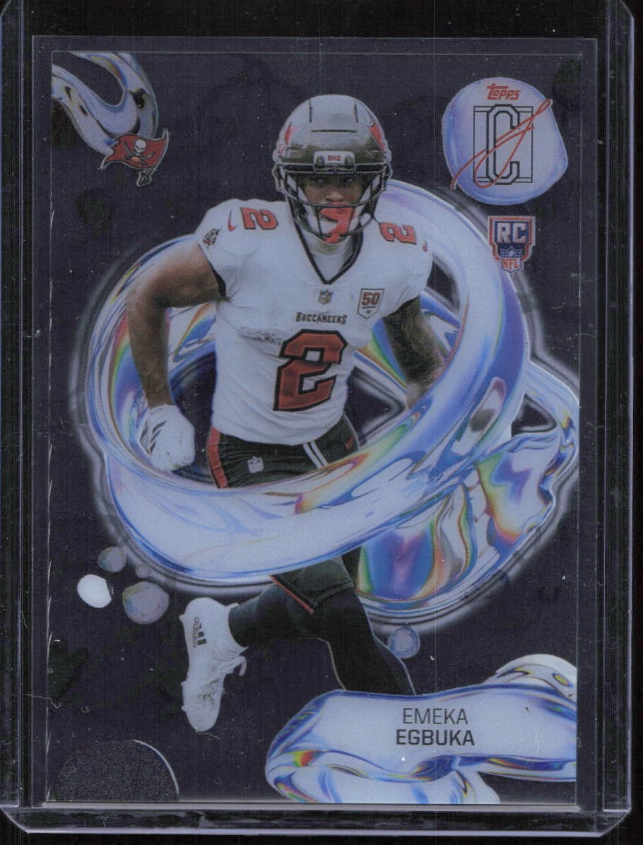 2025 Topps Signature Class Emeka Egbuka FLUIDITY SSP #FL-16 RC Rookie Bucs
