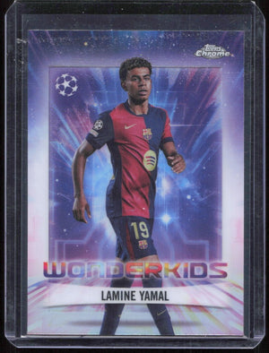 2024-25 Topps Chrome UEFA Lamine Yamal Wonderkids #WK-1 Barcelona