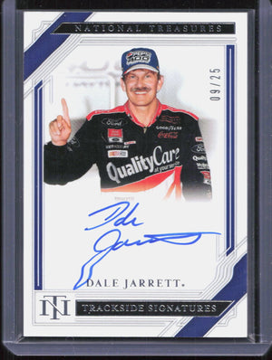 2021 National Treasures NASCAR Dale Jarrett On Card Auto /25