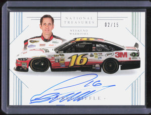 Greg Biffle Auto 2021 National Treasures - Weekend Warriors Holo Silver /15