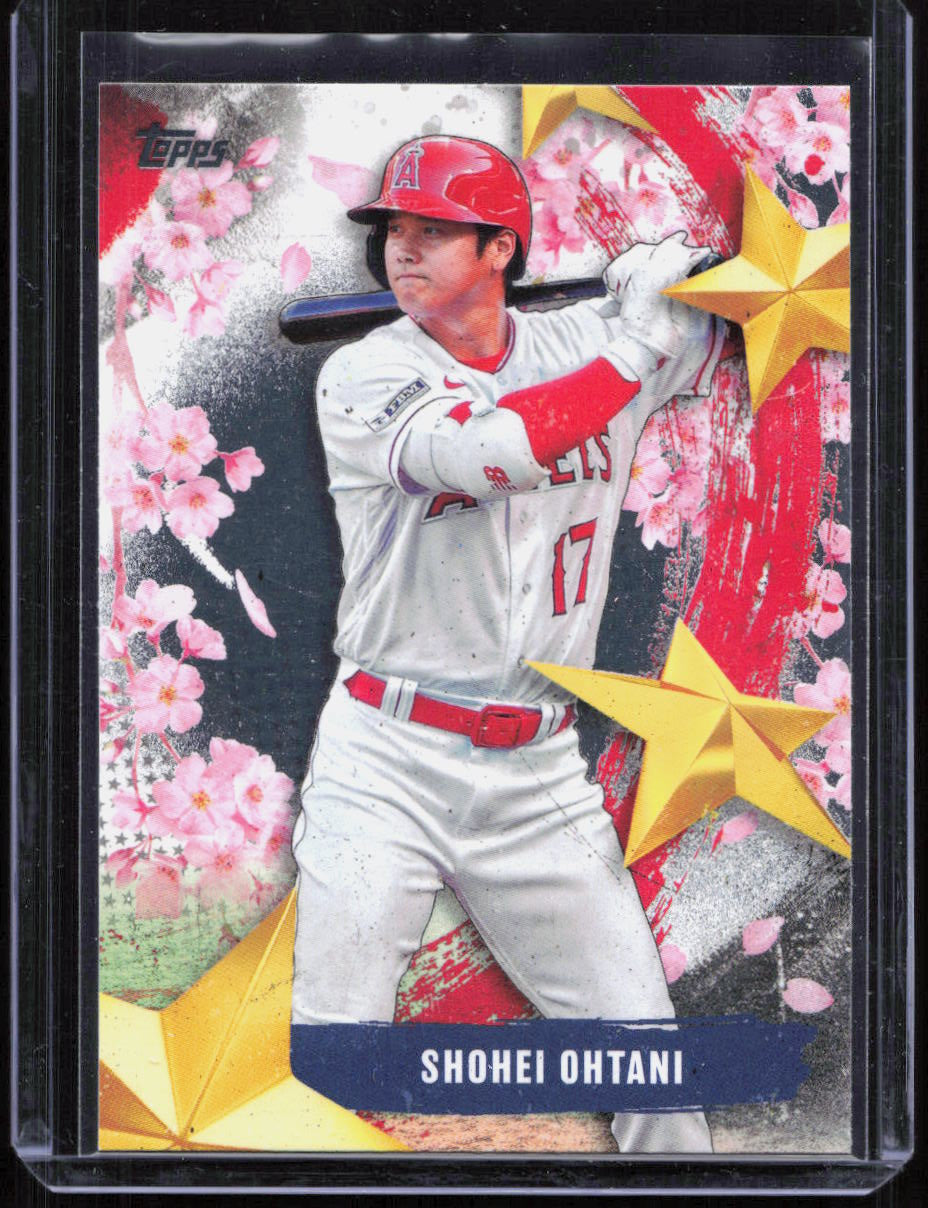 2025 Topps Tokyo Series Shohei Ohtani Stars of MLB Cherry Blossoms SP