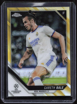 2022 Topps Chrome Gareth Bale UCL Gold /50 Real Madrid