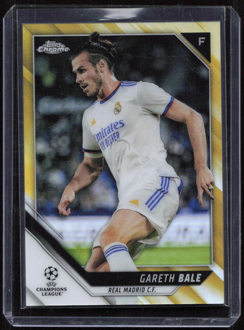 2022 Topps Chrome Gareth Bale UCL Gold /50 Real Madrid