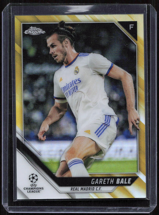 2022 Topps Chrome Gareth Bale UCL Gold /50 Real Madrid
