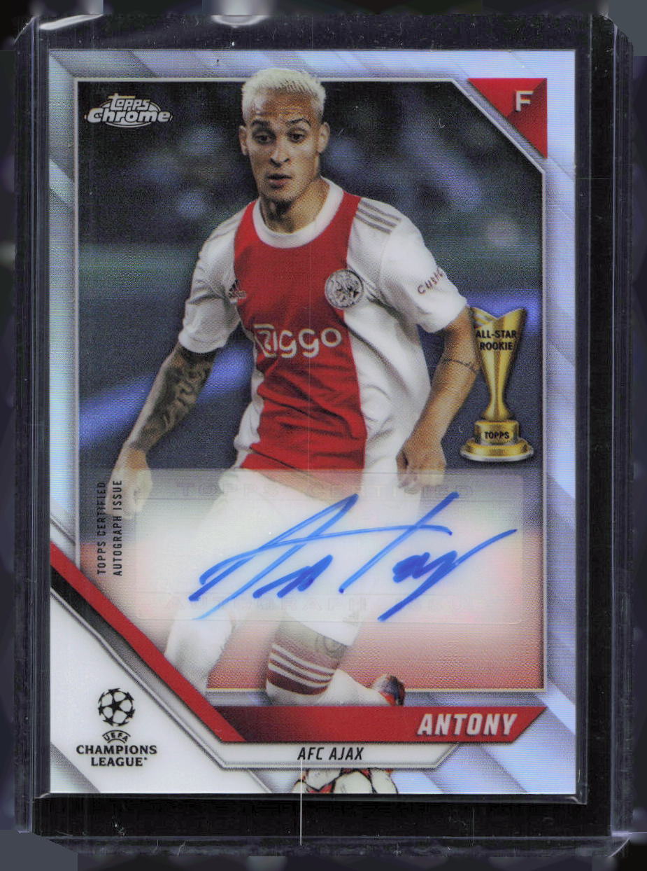 2021-22 Topps Chrome Antony Auto Autograph CA-A Champions League