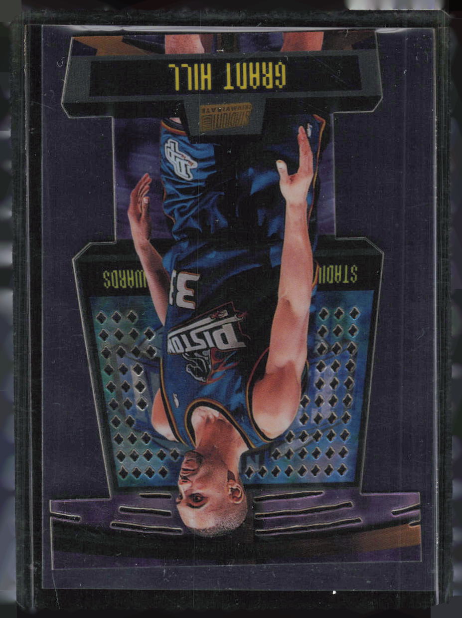 1998-99 Stadium Club Triumvirate Grant Hill Luminous Die-Cut #T12B Pistons