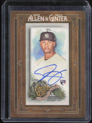 2022 Topps Allen & Ginter Luis Gil Rookie Framed Mini Autograph Auto
