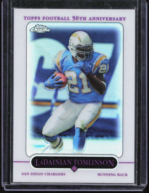 2005 Topps Chrome LaDainian Tomlinson SP Refractor 50th Anniversary #5