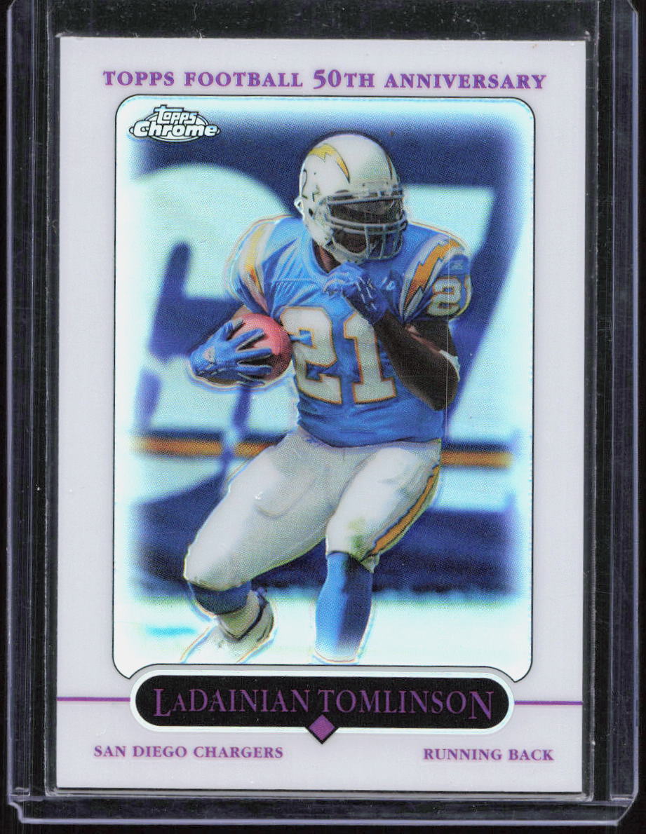 2005 Topps Chrome LaDainian Tomlinson SP Refractor 50th Anniversary #5