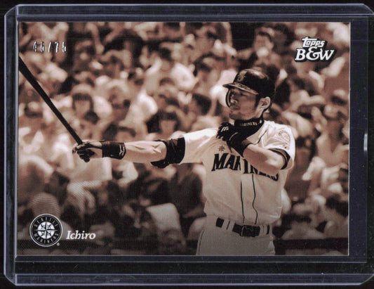 2023 Topps Black & White Ichiro #51 Sepia Filter /75