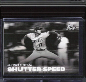 2023 Topps Black & White - Shutter Speed Shohei Ohtani #SS8