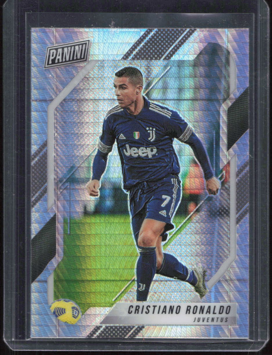 2021 The National VIP Gold Pack CRISTIANO RONALDO Hyper Silver Prizm SP #60