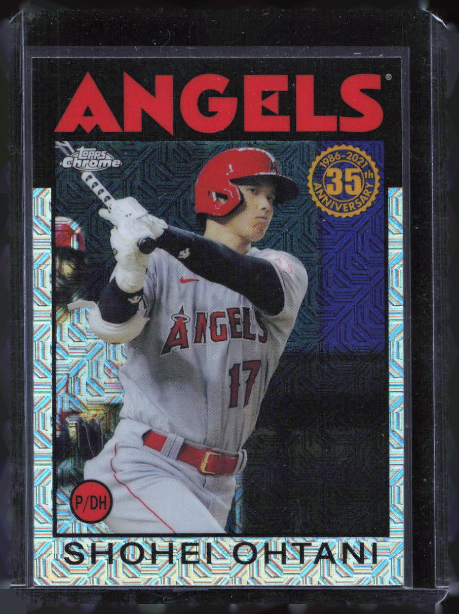 Topps Chrome Mojo Shohei Ohtani 35th Anniversary Silver Pack #86BC-22