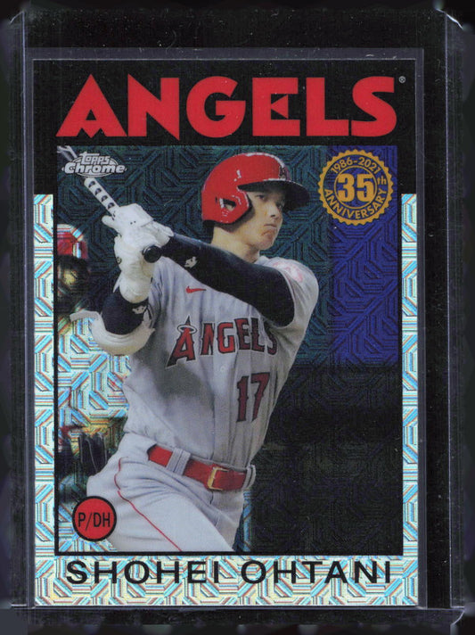 Topps Chrome Mojo Shohei Ohtani 35th Anniversary Silver Pack #86BC-22