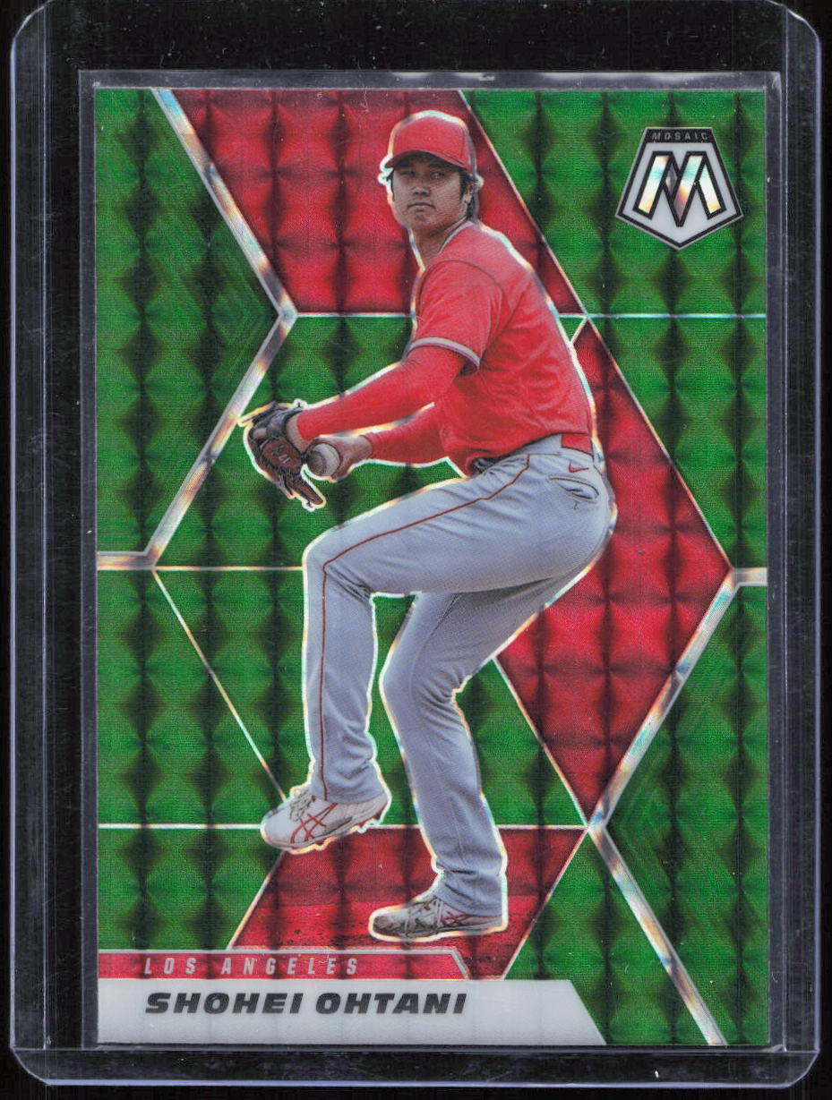 2021 Panini Mosaic SHOHEI OHTANI Angels GREEN