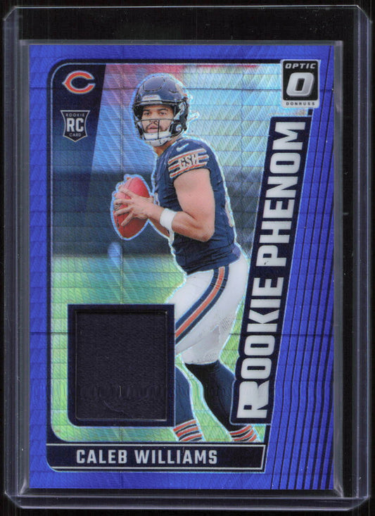 2024 Panini Donruss Optic Rookie Phenom Caleb Williams #RPB-CWS Blue Hyper Prizm