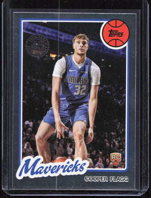 2025 Topps Cooper Flagg RC 45th Anniversary Silver 80BK-51
