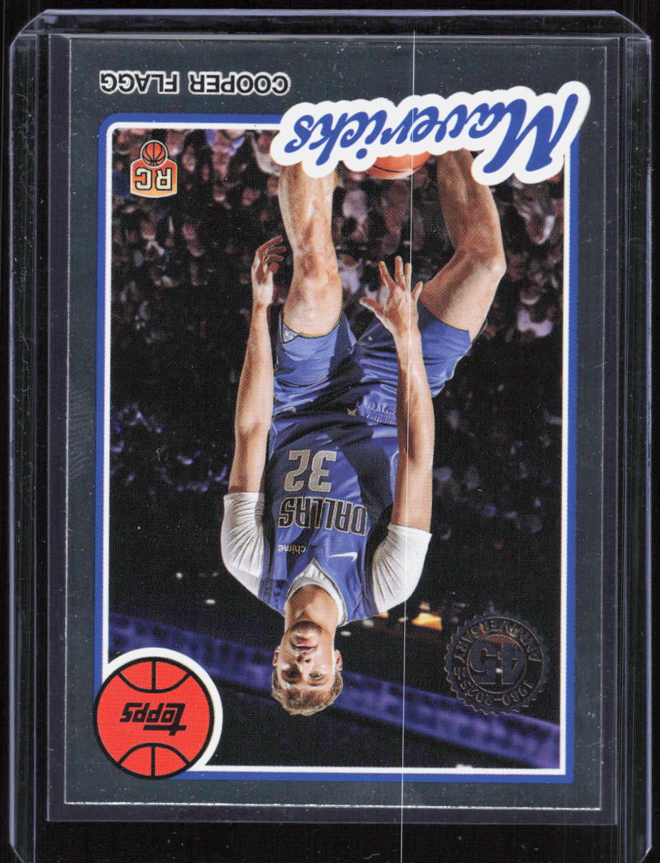 2025 Topps Cooper Flagg RC 45th Anniversary Silver 80BK-51
