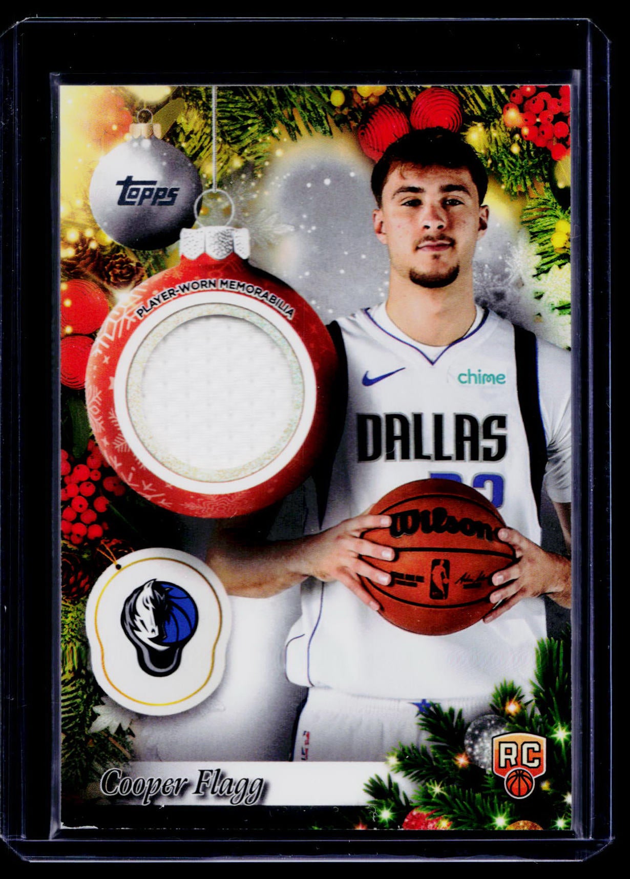 2025-26 Topps Holiday Mega Cooper Flagg #PR-CF Player Relic Patch Jersey RC