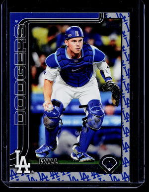 2025 Topps Series 1- Will Smith 212- Team Logo Border- Los Angeles Dodgers