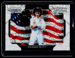 Richard Petty Signed 2019 Panini Prizm Racing Stars & Stripes White Sparkle