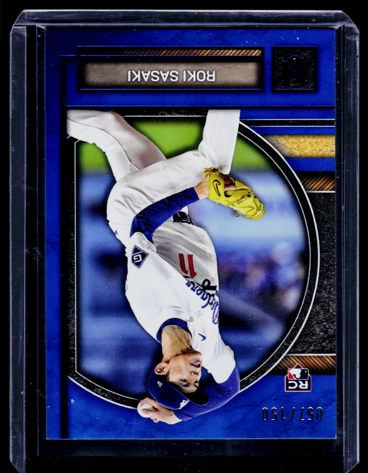 2025 Topps Museum Roki Sasaki RC Blue Sapphire Rookie #/150 Dodgers