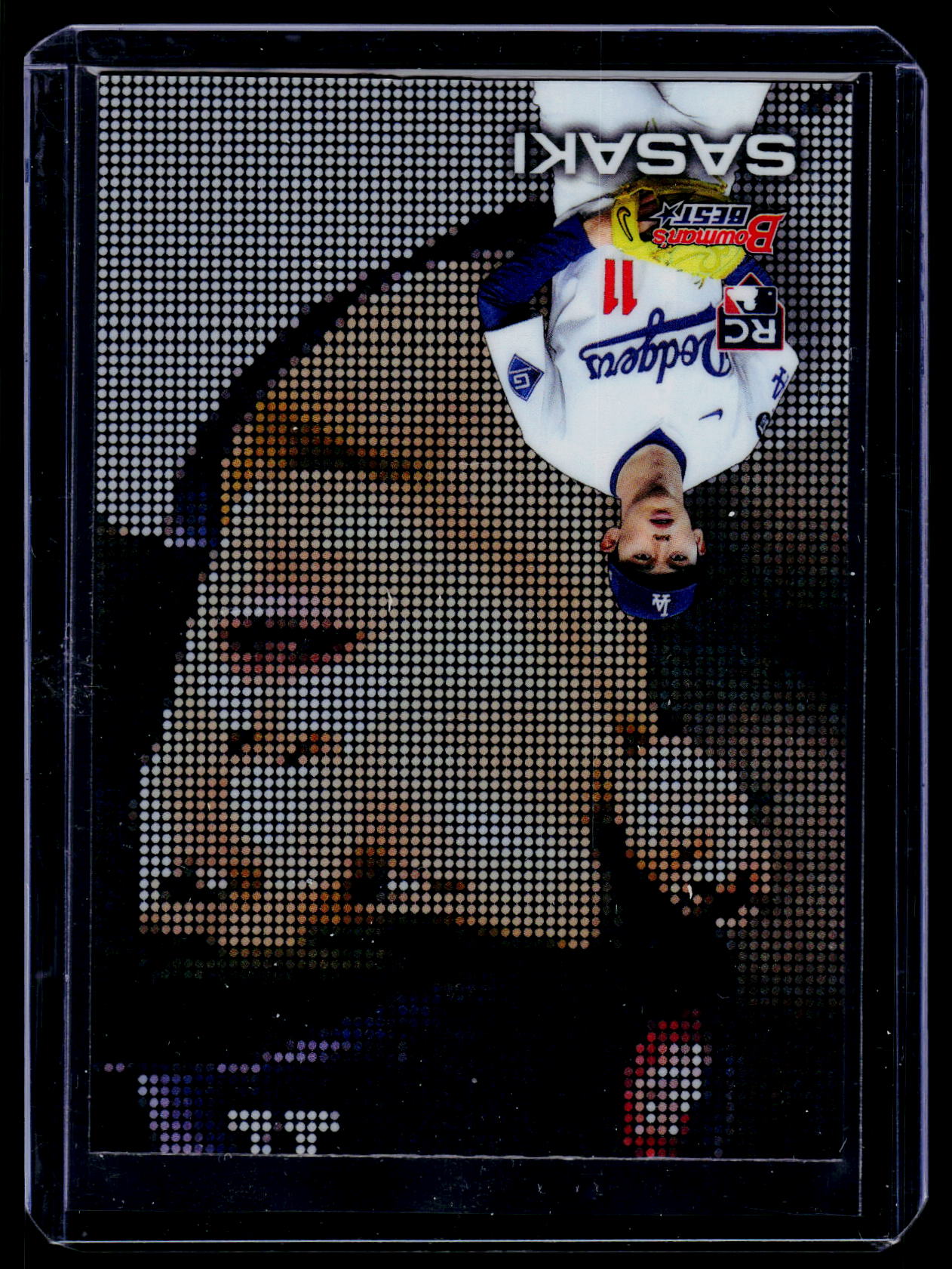 2025 Bowman's Best Roki Sasaki Pixel Portraits RC Rookie #P-7 Dodgers