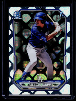 2026 Bowman Brendan Tunink Bowman Retro Logo Foil /35 #BP-59 Dodgers