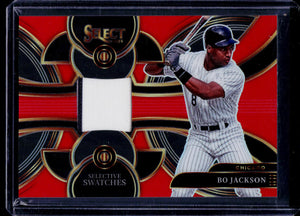 2024 Panini Select - Selective Swatches Bo Jackson #SS-BJ Red Prizm /99