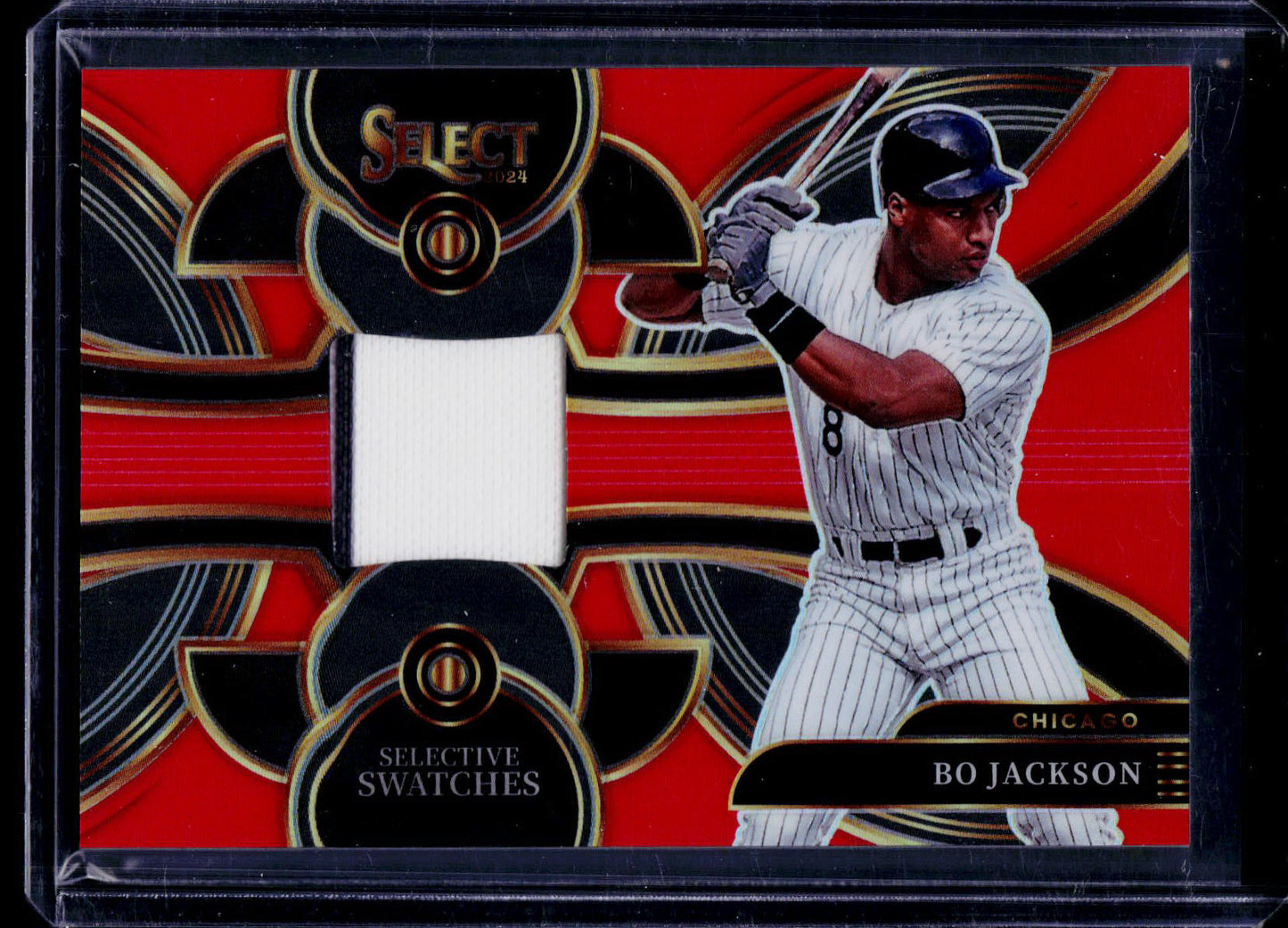 2024 Panini Select - Selective Swatches Bo Jackson #SS-BJ Red Prizm /99